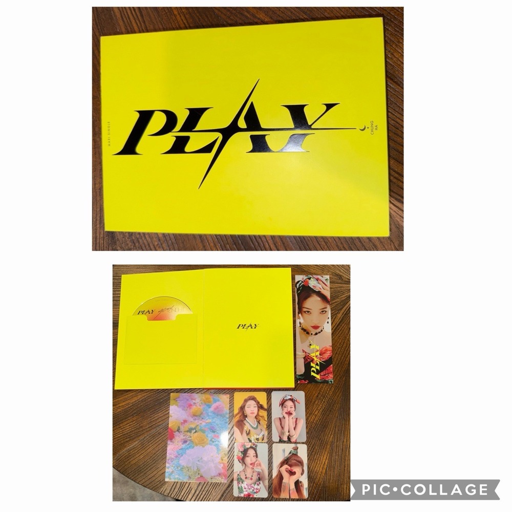 CHUNGHA [PLAY] MAXI Single Album CD + Photobook + 4 card + Message K-Pop